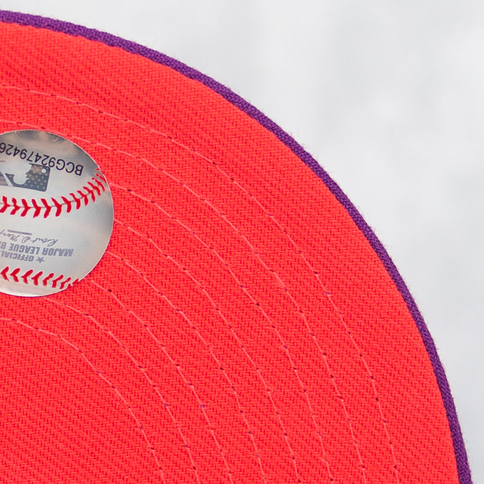 New Era “Neon Chocolate” Atlanta Braves Fitted Hat