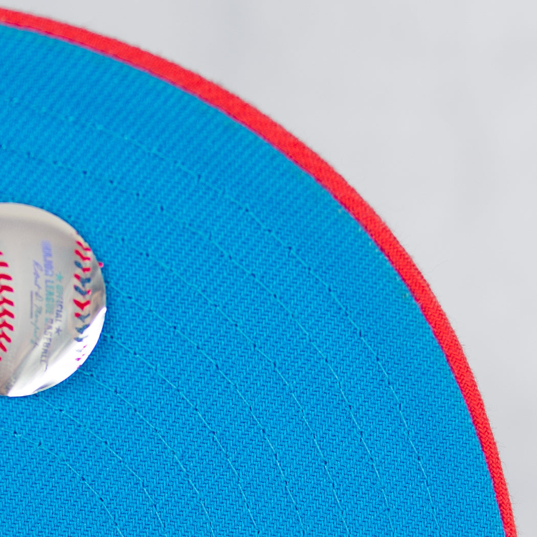 New Era “Infrared” Oakland Athletics Fitted Hat image 3