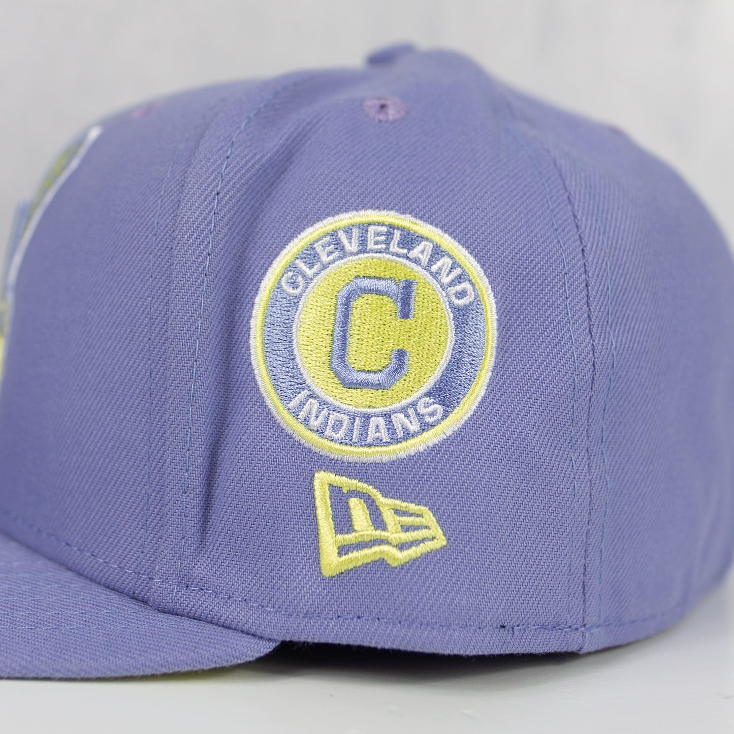 New Era “Lavender Lemon Wahoo” Cleveland Indians Fitted Hat image 4