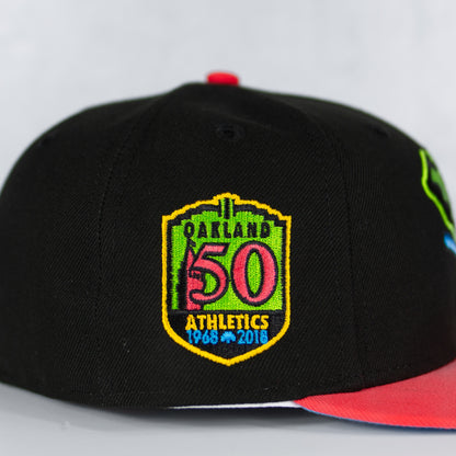 New Era “Infrared” Oakland Athletics Fitted Hat image 1