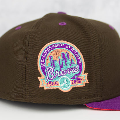 New Era “Neon Chocolate” Atlanta Braves Fitted Hat