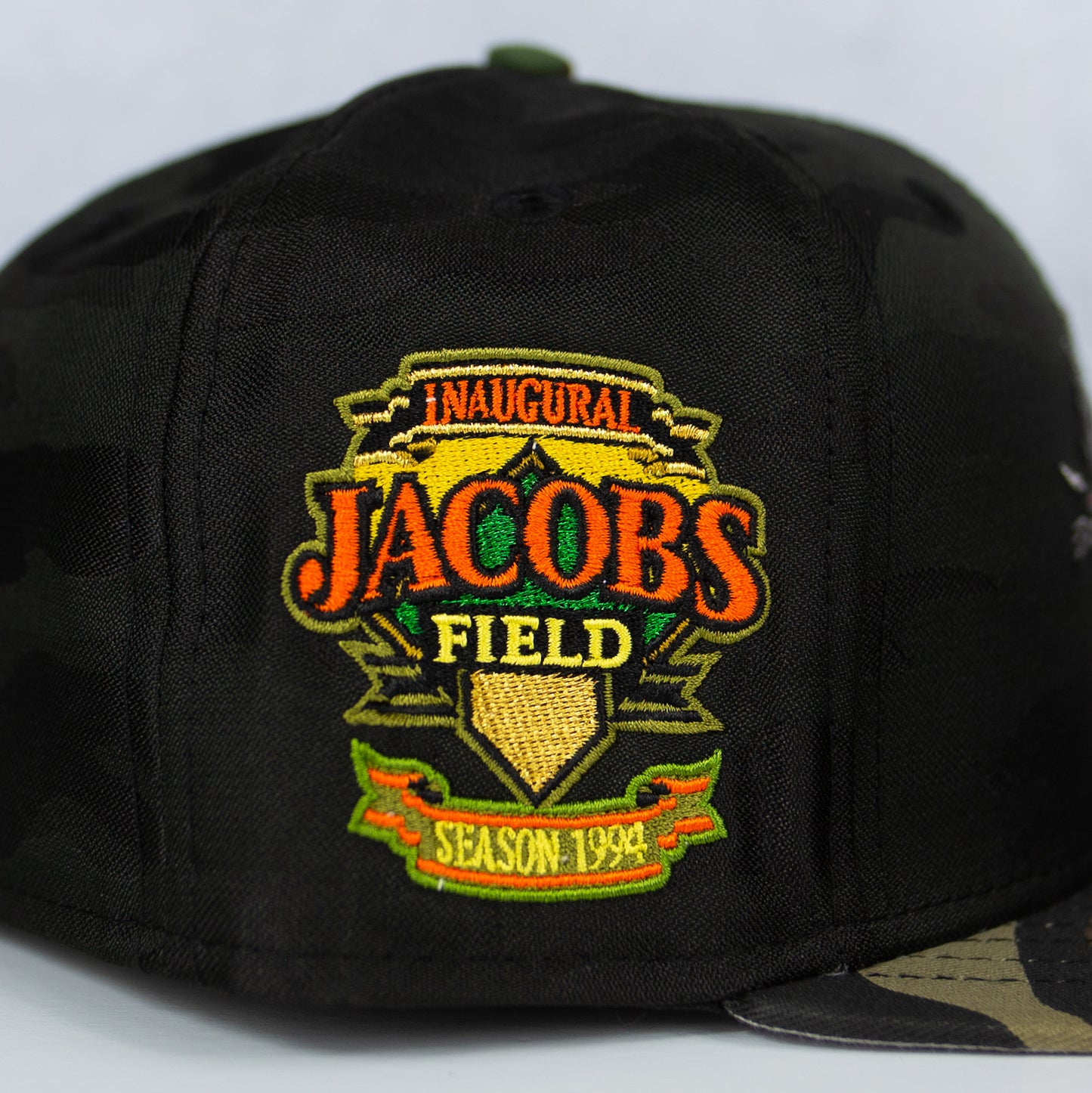 New Era “Crows” Cleveland Indians Fitted Hat image 1