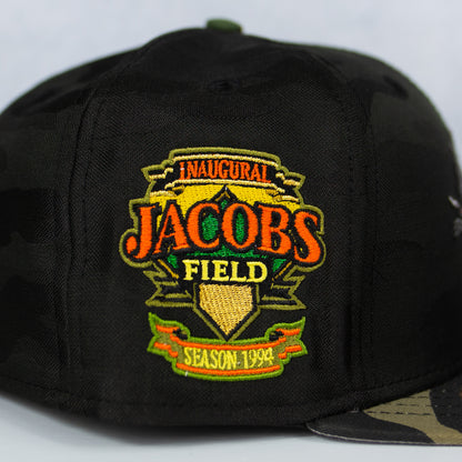 New Era “Crows” Cleveland Indians Fitted Hat image 1