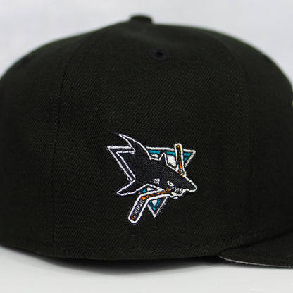 New Era “Retro” San Jose Sharks Fitted Hat image 1