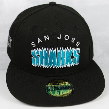 New Era “Retro” San Jose Sharks Fitted Hat image 0