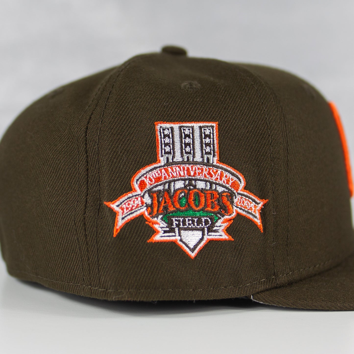 New Era “Browns” Cleveland Indians Fitted Hat image 1