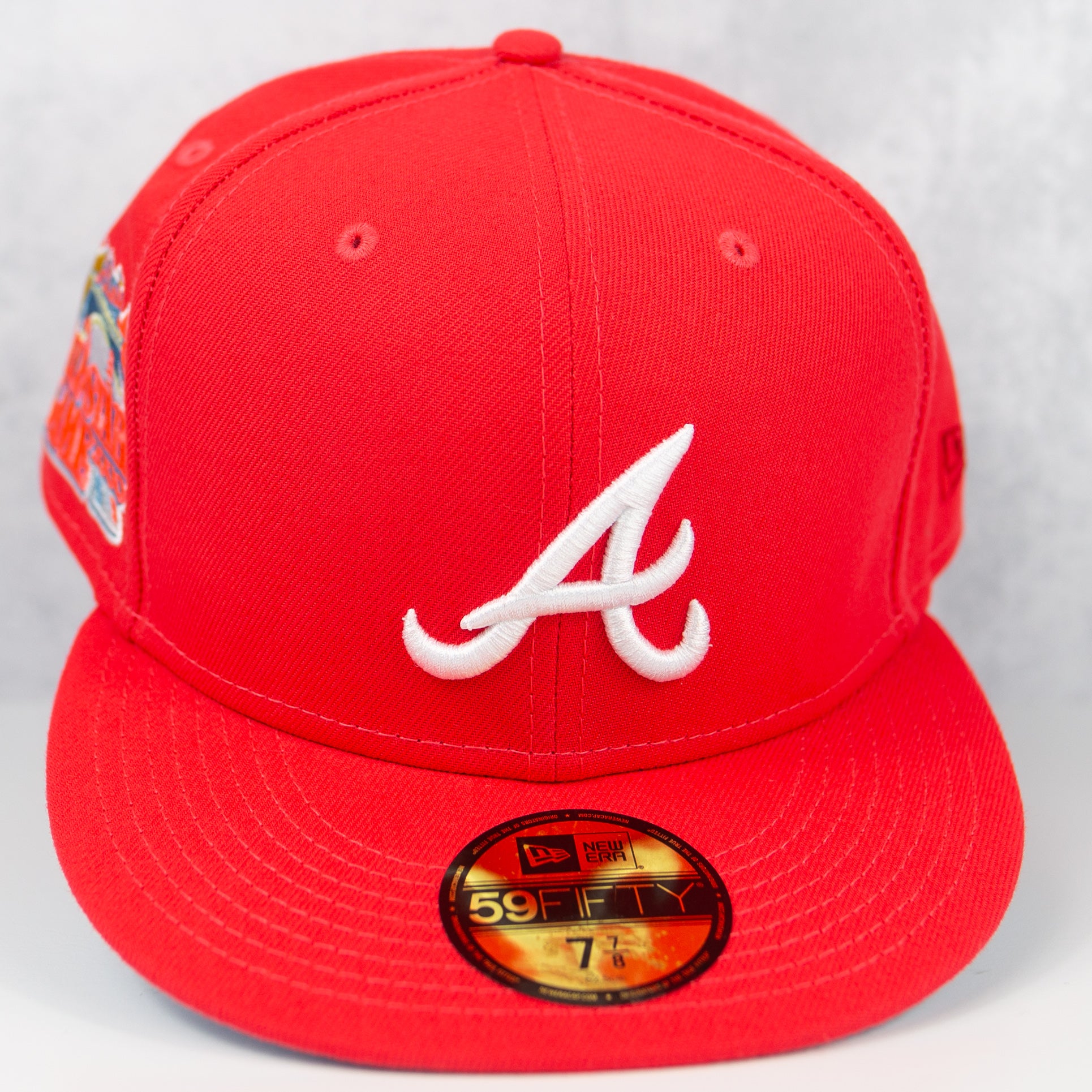New Era “Infrared Ice” Atlanta Braves Fitted Hat image 0