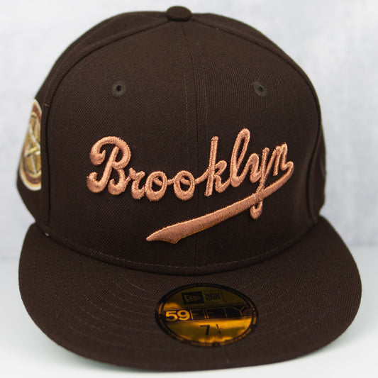 New Era “Chocolate” Brooklyn Dodgers Fitted Hat