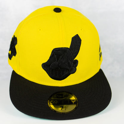 New Era “Wasp” Cleveland Indians Fitted Hat image 0