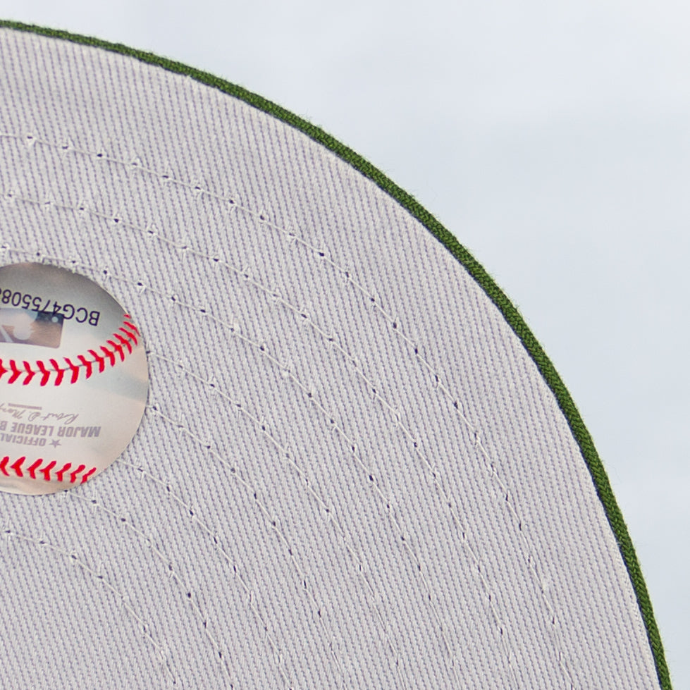 New Era “Army Green” Chicago White Sox Fitted Hat image 3