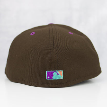 New Era “Neon Chocolate” Atlanta Braves Fitted Hat