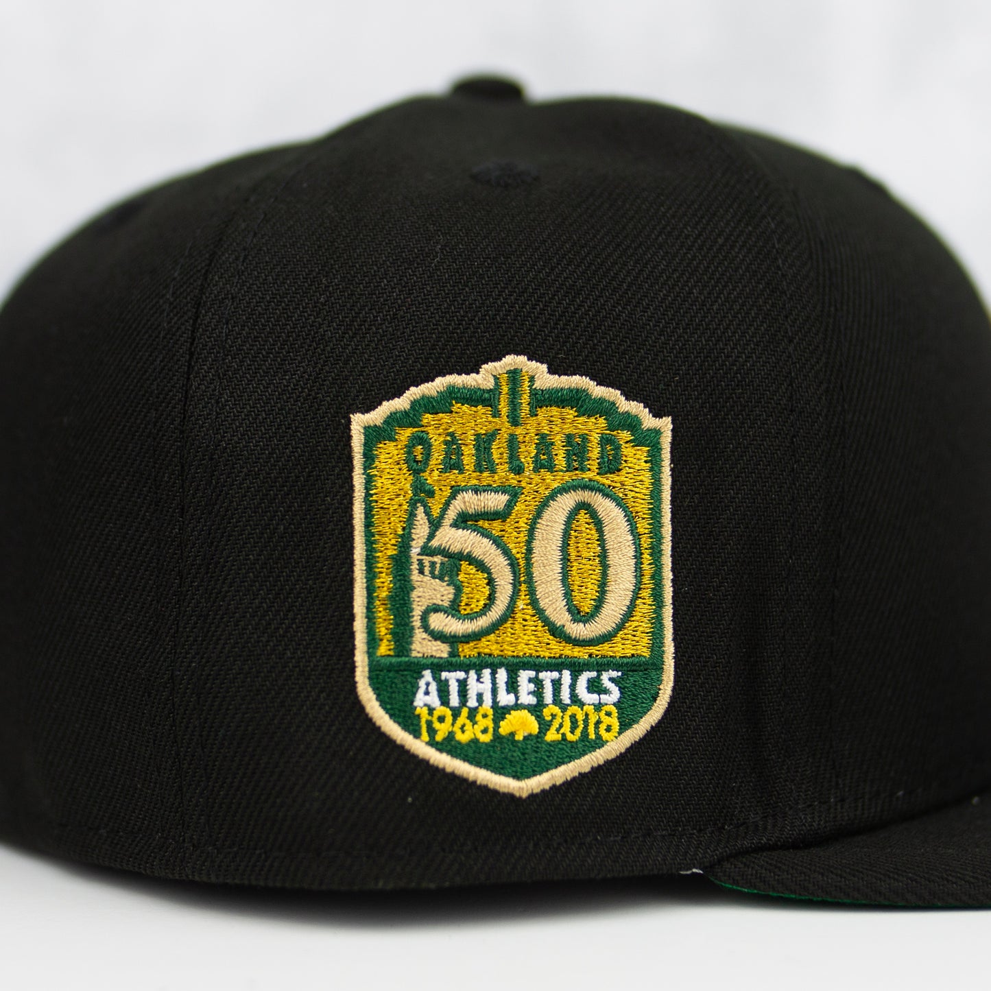 New Era “Black Dome” Oakland Athletics Fitted Hat