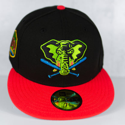 New Era “Infrared” Oakland Athletics Fitted Hat image 0