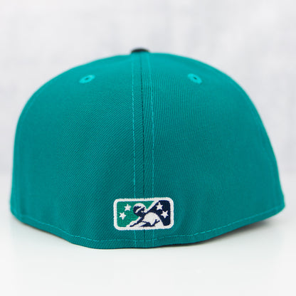 New Era “Mount Aqua” Tacoma Rainiers Fitted Hat
