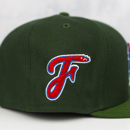 New Era “Green Machine” Fayetteville Woodpeckers Fitted Hat
