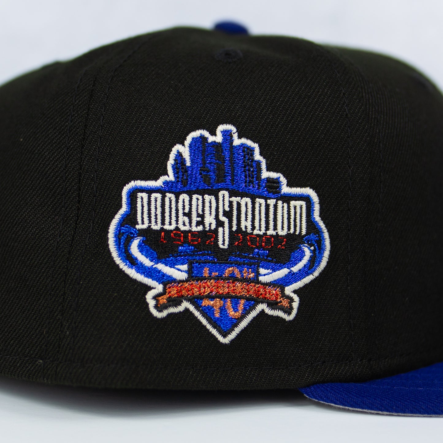 New Era “Black Dome” Los Angeles Dodgers Fitted Hat image 1