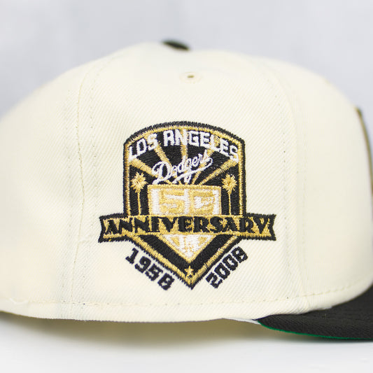 New Era “White Gold” Los Angeles Dodgers Fitted Hat