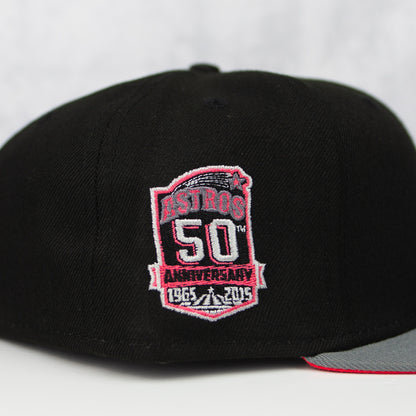 New Era “Black Lava” Houston Astros Fitted Hat