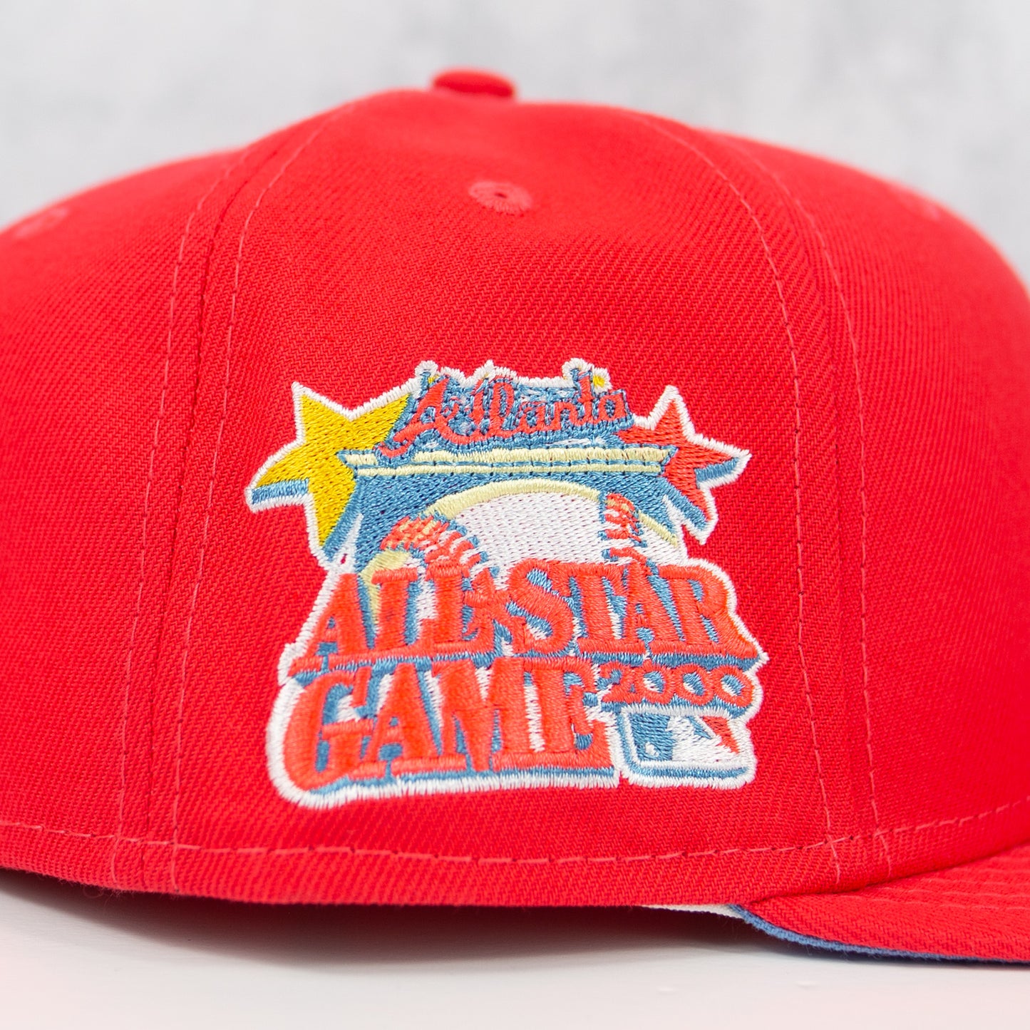 New Era “Infrared Ice” Atlanta Braves Fitted Hat image 1