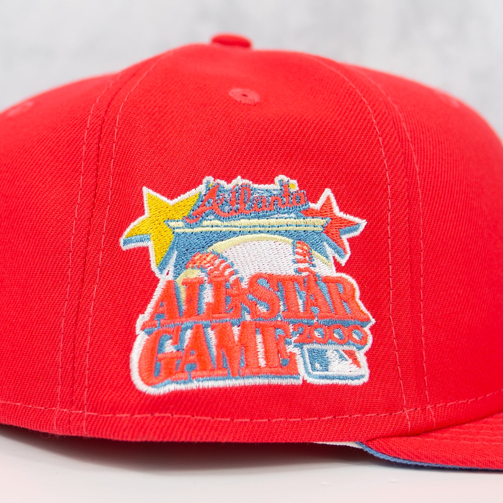 New Era “Infrared Ice” Atlanta Braves Fitted Hat image 1