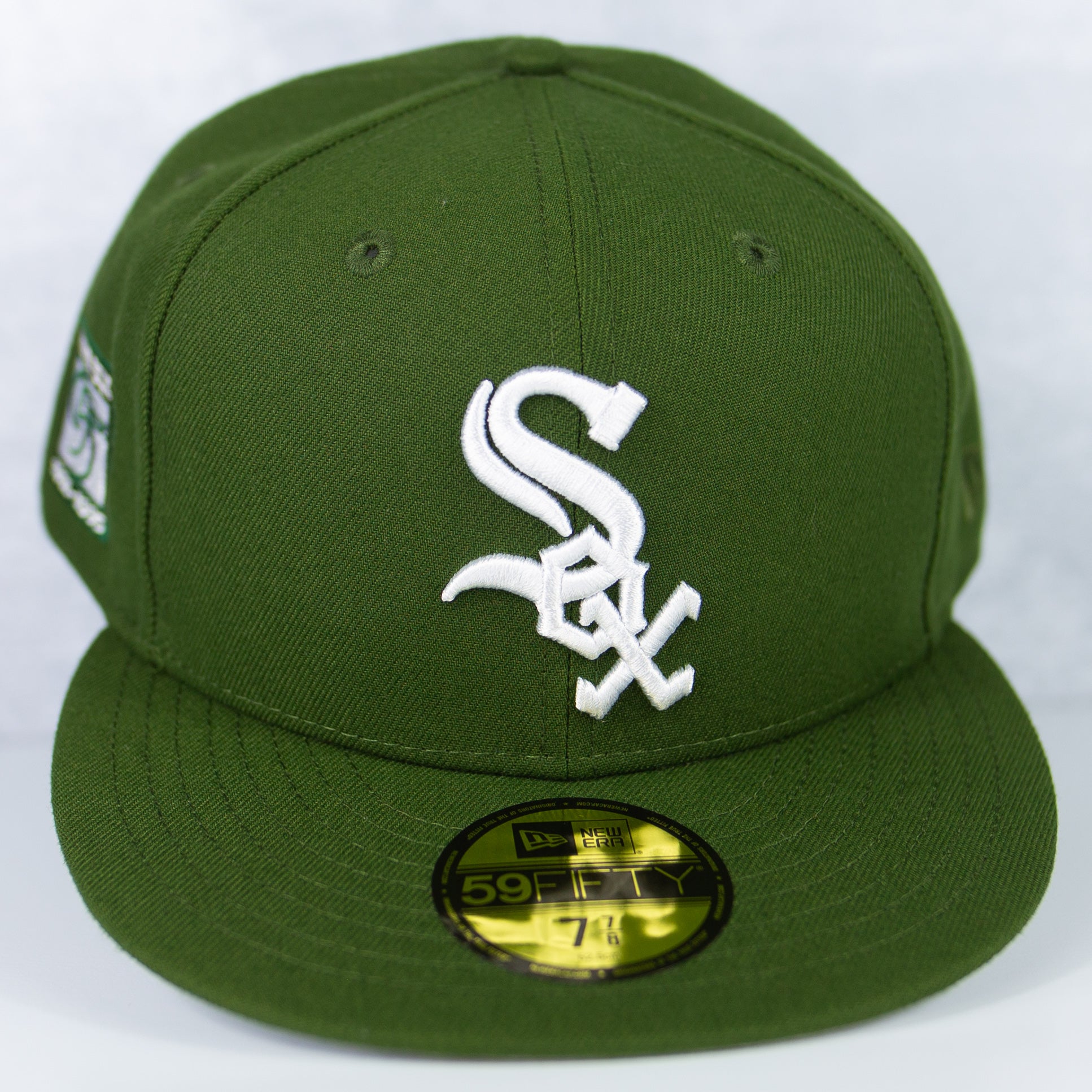 New Era “Army Green” Chicago White Sox Fitted Hat image 0