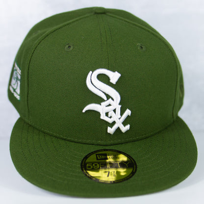 New Era “Army Green” Chicago White Sox Fitted Hat image 0
