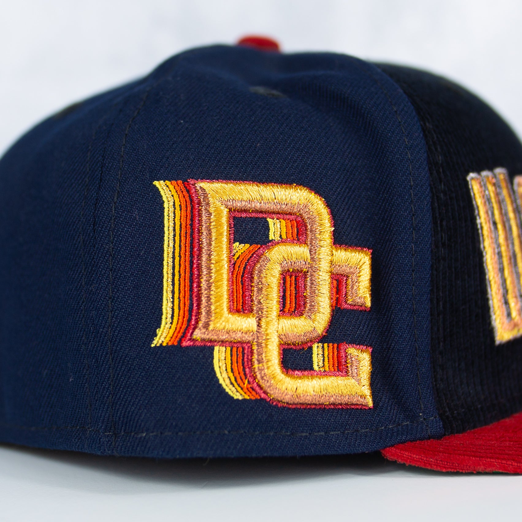 New Era “Jersey Font” Washington Nationals Fitted Hat image 1