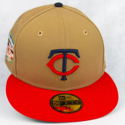 New Era “Camel” Minnesota Twins Fitted Hat