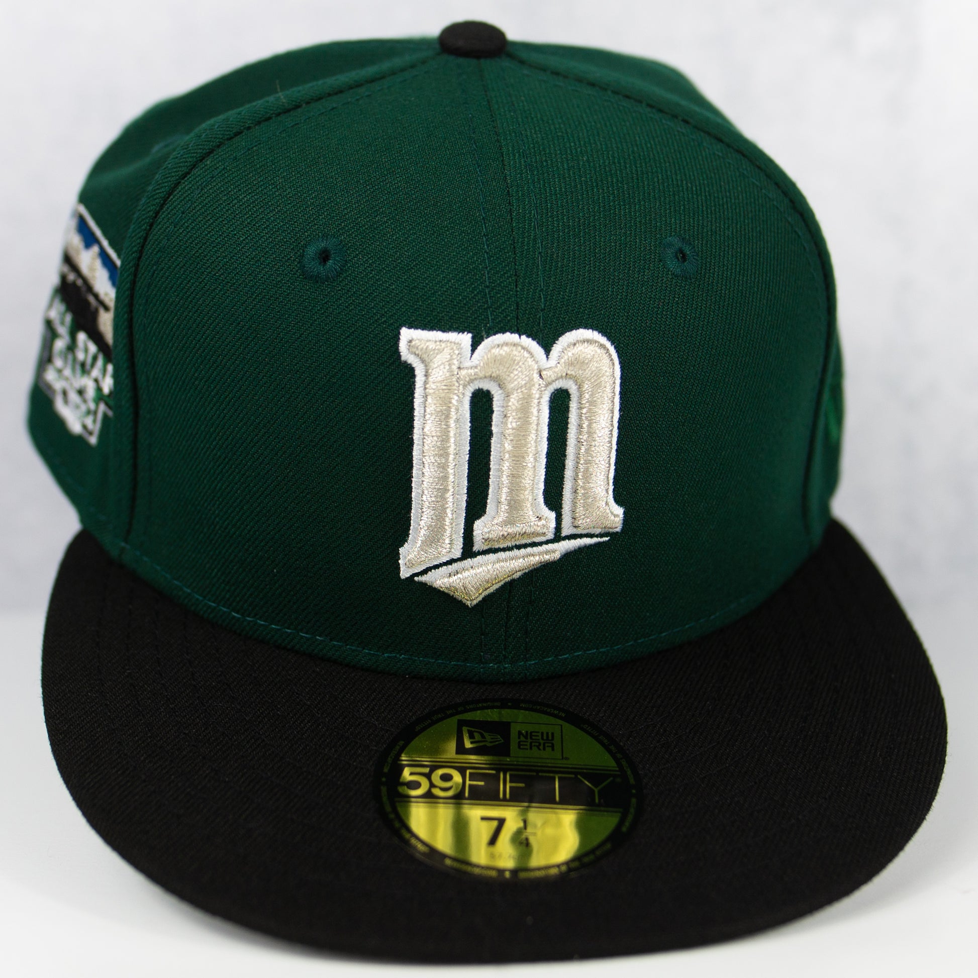 New Era “Metallic Pine” Minnesota Twins Fitted Hat image 0