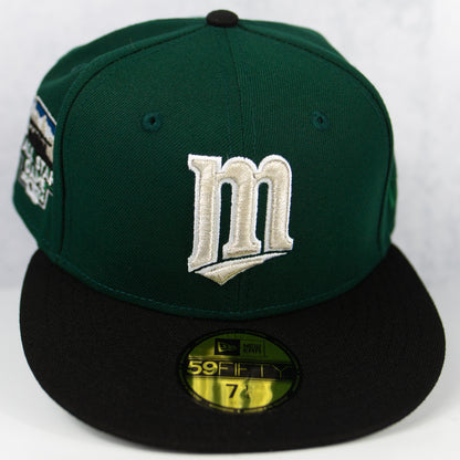 New Era “Metallic Pine” Minnesota Twins Fitted Hat image 0
