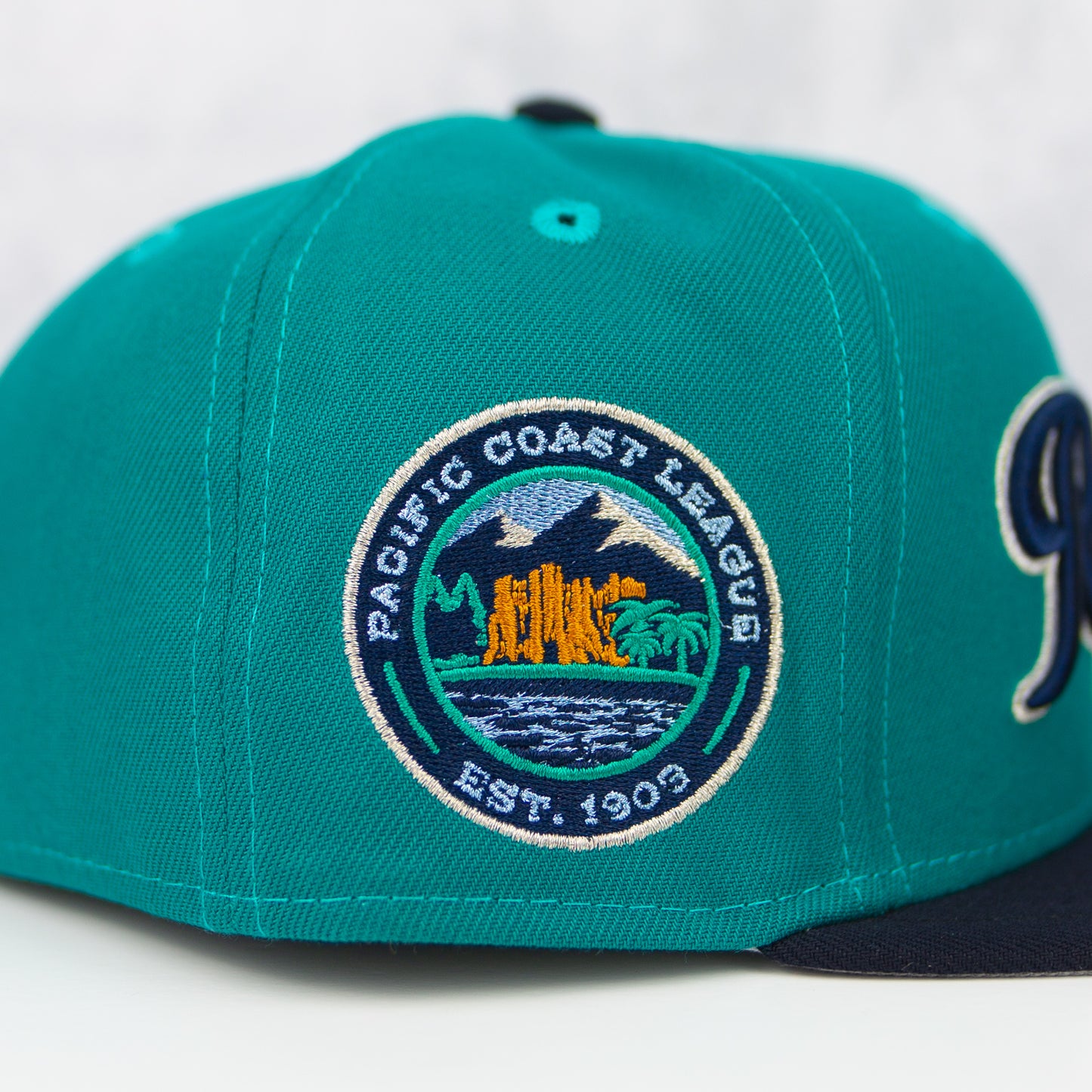 New Era “Mount Aqua” Tacoma Rainiers Fitted Hat