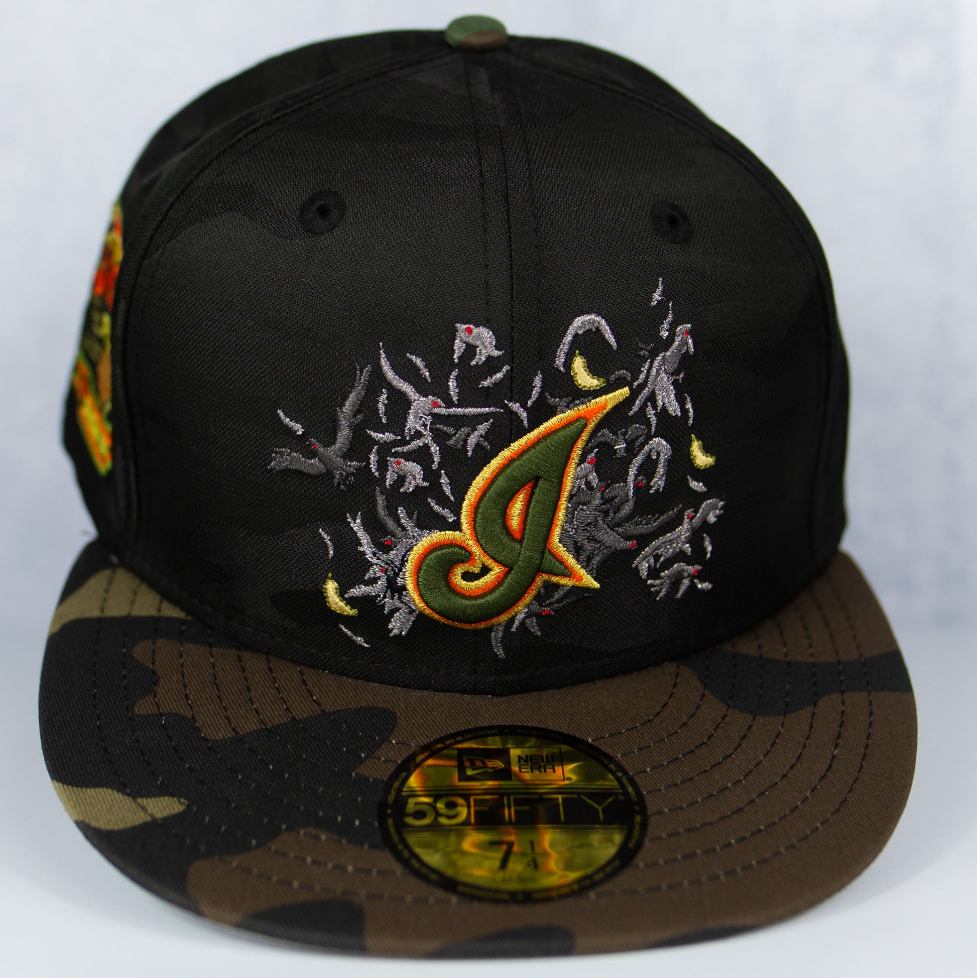 New Era “Crows” Cleveland Indians Fitted Hat image 0