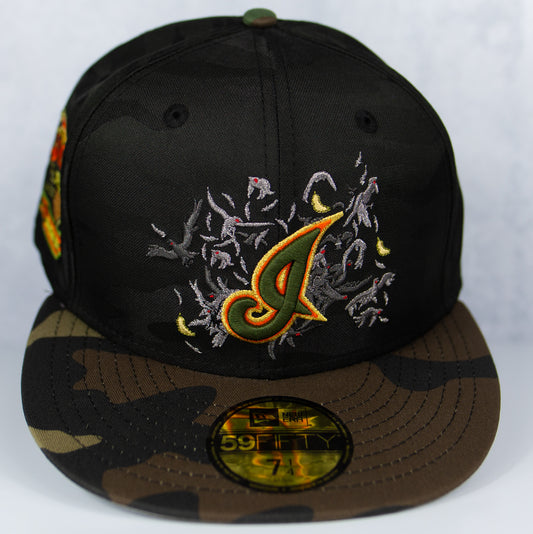 New Era “Crows” Cleveland Indians Fitted Hat image 0