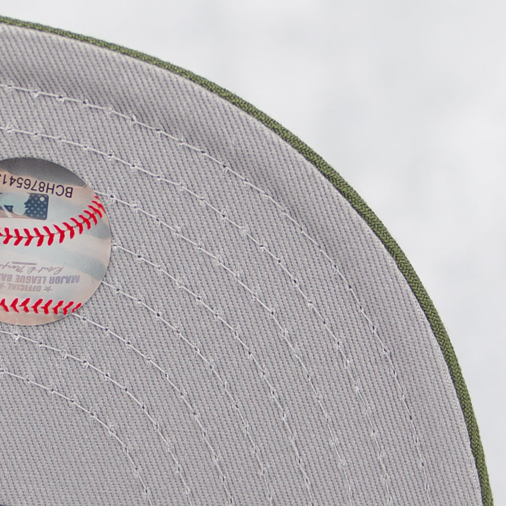 New Era “Olive Khaki” Texas Rangers Fitted Hat