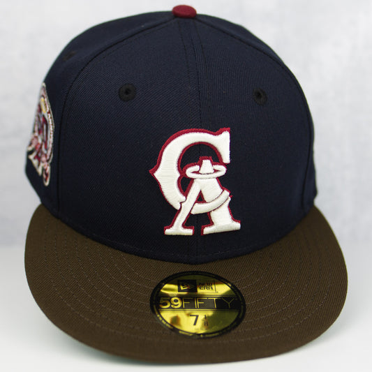 New Era “Navy Cocoa” Anaheim Angels Fitted Hat