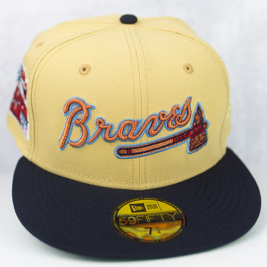 New Era “Custard” Atlanta Braves Fitted Hat