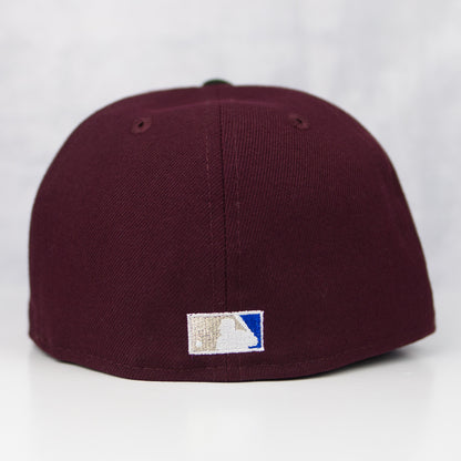 New Era “Maroon Metallic” Baltimore Orioles Fitted Hat