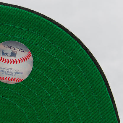 New Era “RED” Oakland Athletics Fitted Hat image 3