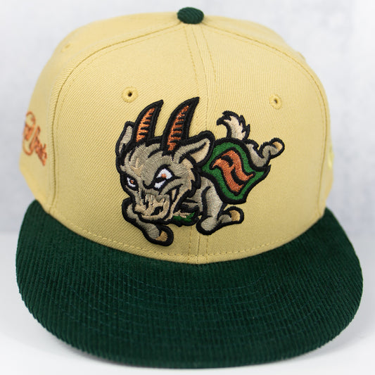 New Era “Golden” Hartford Yard Goats Fitted Hat image 0