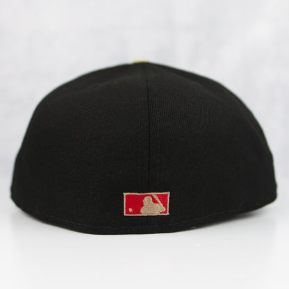 New Era “Black Khaki” Atlanta Braves Fitted Hat