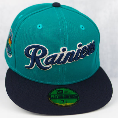 New Era “Mount Aqua” Tacoma Rainiers Fitted Hat