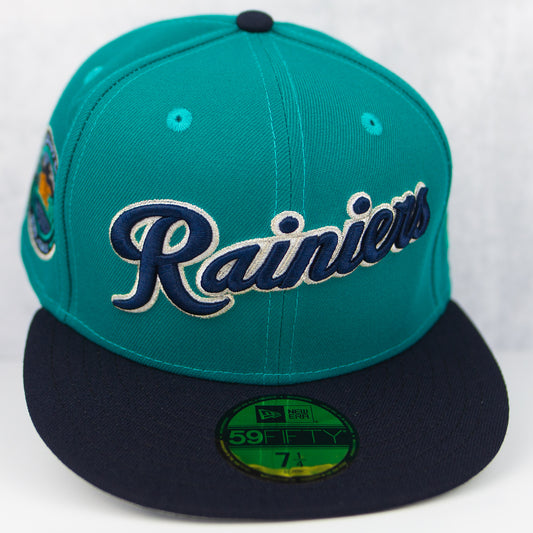 New Era “Mount Aqua” Tacoma Rainiers Fitted Hat
