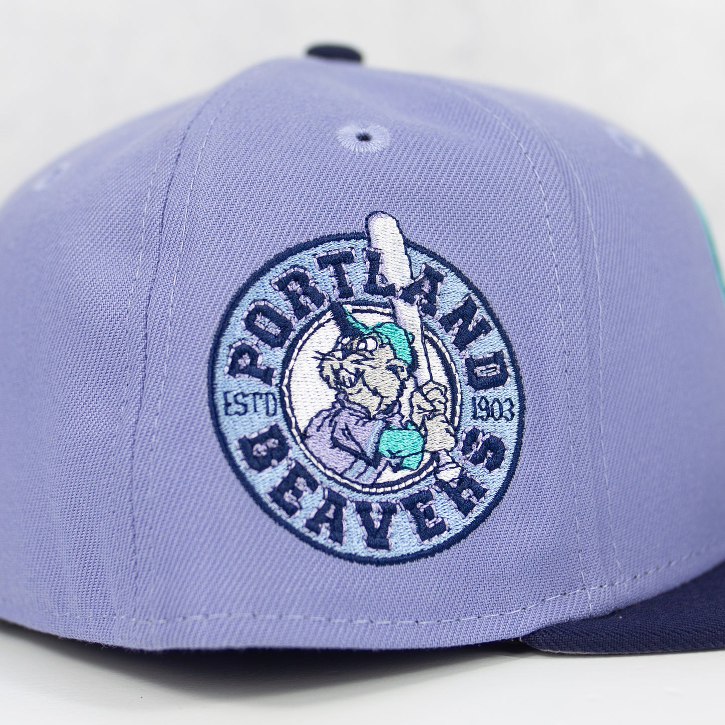New Era “Lavender” Portland Beavers Fitted Hat image 1