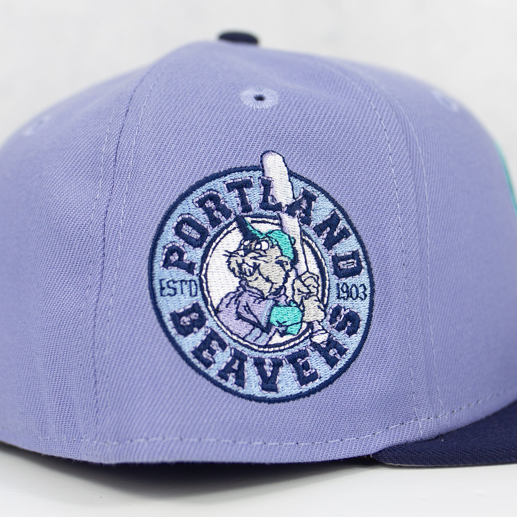 New Era “Lavender” Portland Beavers Fitted Hat image 1