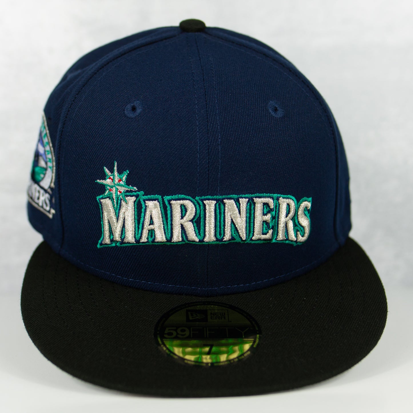 New Era “Black Brim” Seattle Mariners Fitted Hat image 0