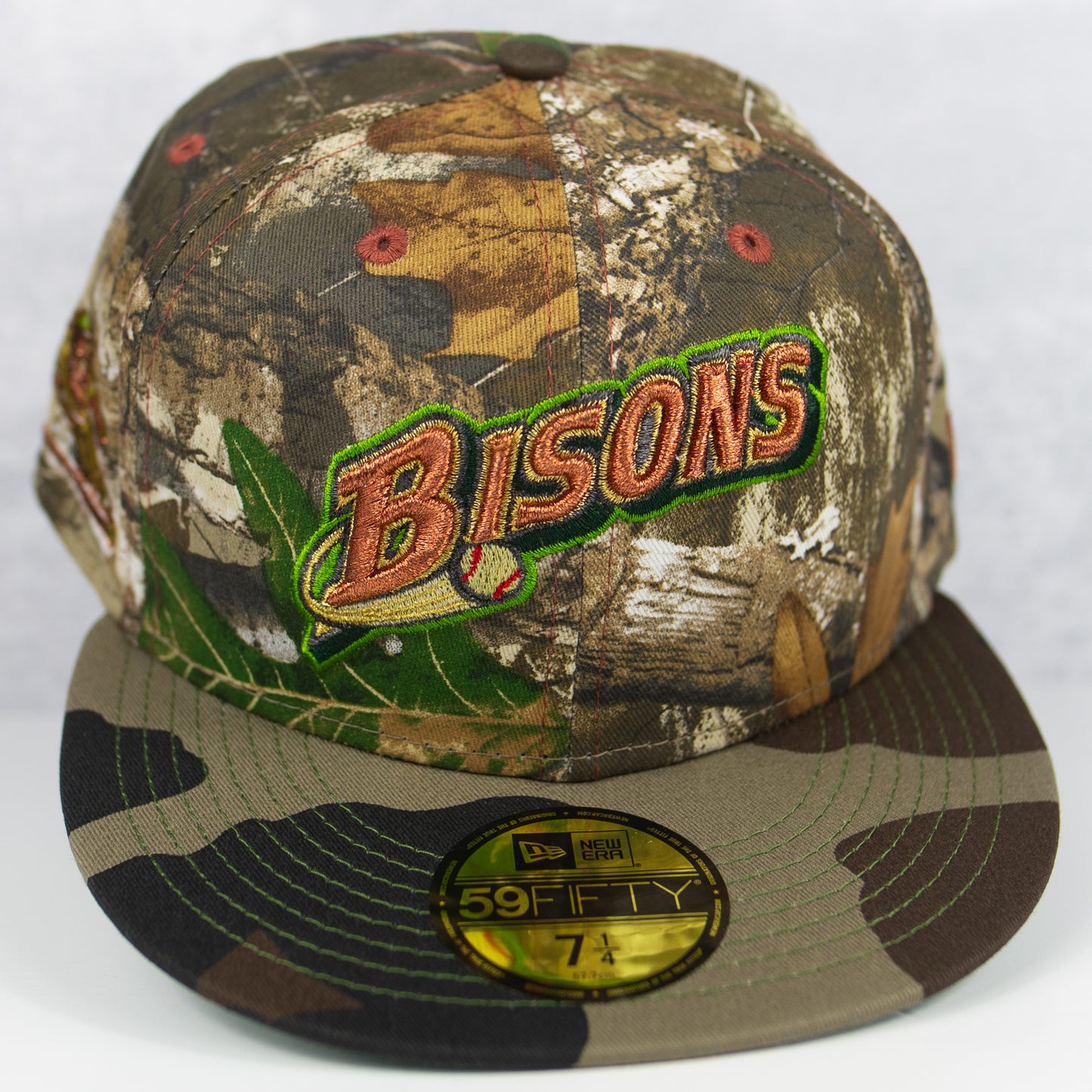 New Era “Camo 2x” Buffalo Bisons Fitted Hat image 0