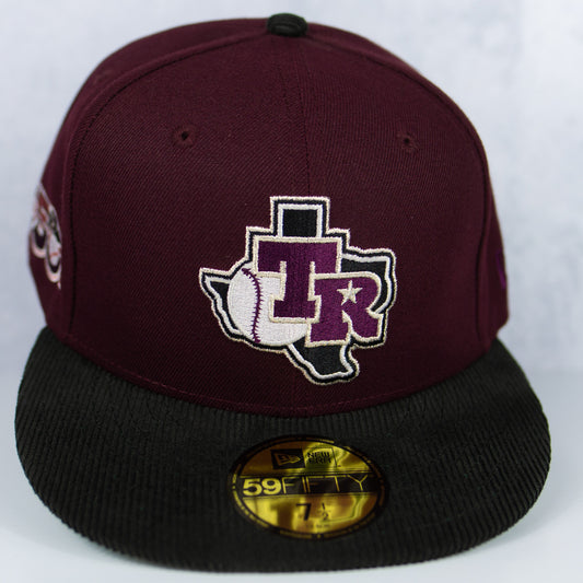 New Era “Merlot” Texas Rangers Fitted Hat image 0