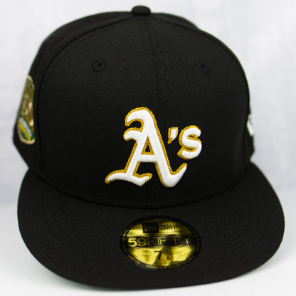 New Era “Black Dome” Oakland Athletics Fitted Hat