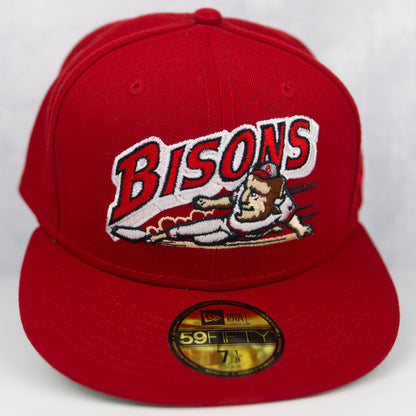 New Era “Cherry” Buffalo Bisons Fitted Hat
