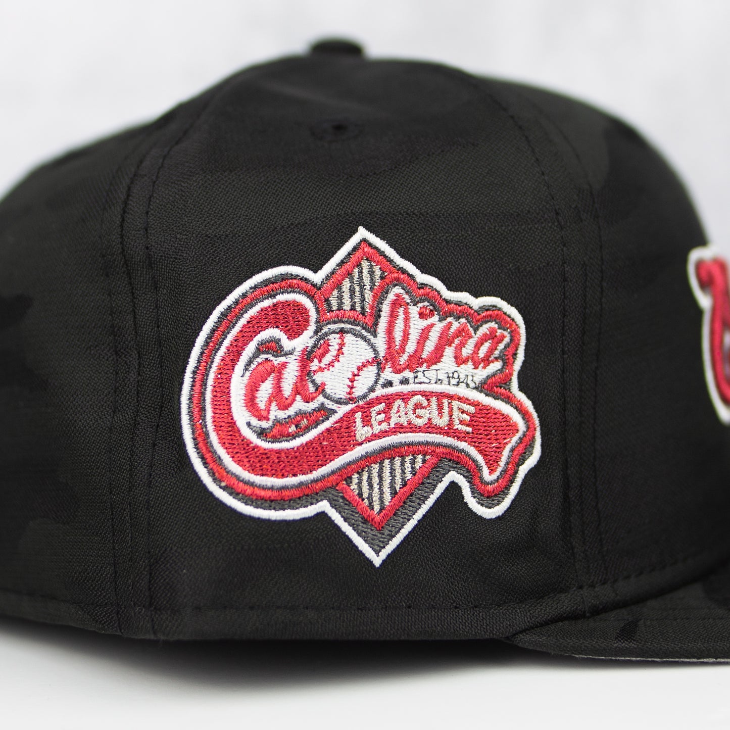 New Era “Black Camo” Carolina Mudcats Fitted Hat